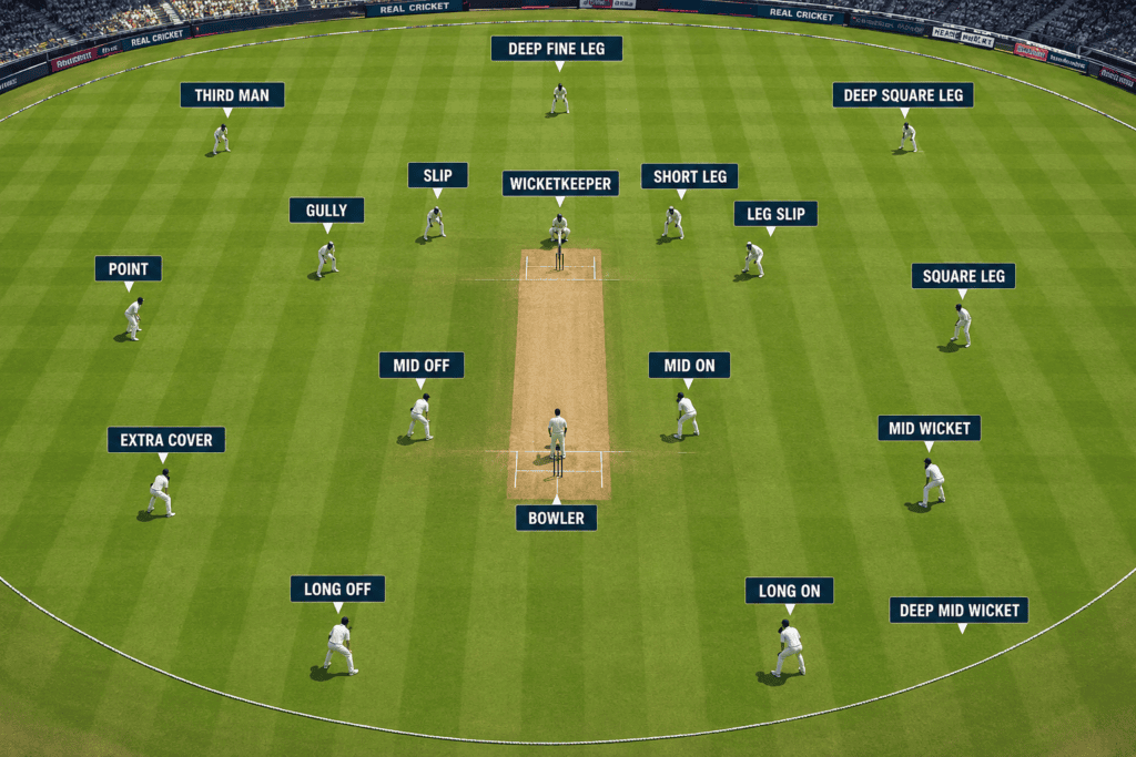Explanation of cricket field positions 