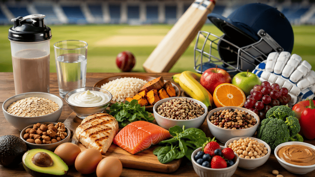 Nutrition guide in cricket fitness